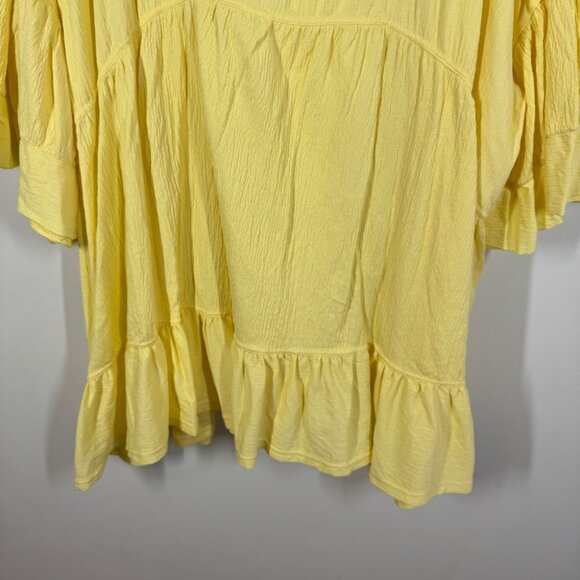 Free People Beach Yellow El Mar Mini Boho Summer Dress Size S - Picture 6 of 13